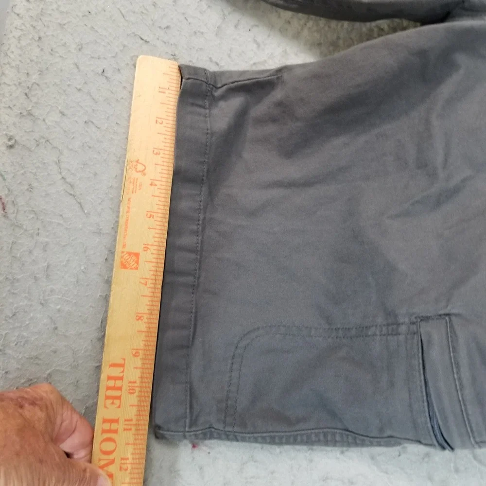 Lee Cargo Shorts Mens 38 Gray Extreme Comfort Performance Series 4181702 Cotton